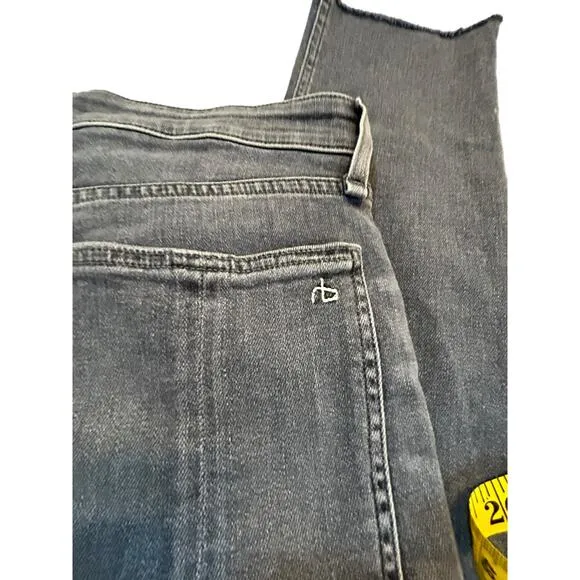 Rag and Bone Nina High-Rise Ankle Skinny Jeans in Universe - Size 32
