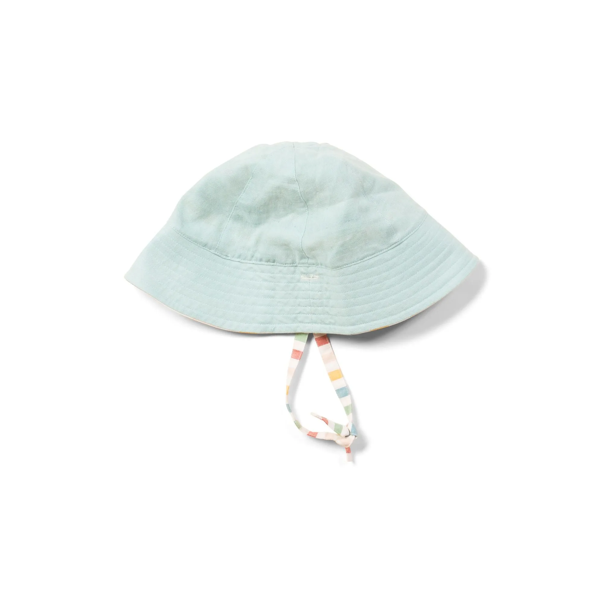 Rainbow Striped Reversible Sunhat - 1 Left Size 5-8 years