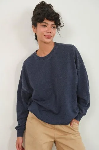 Relaxed Fit Classic Crew Pullover