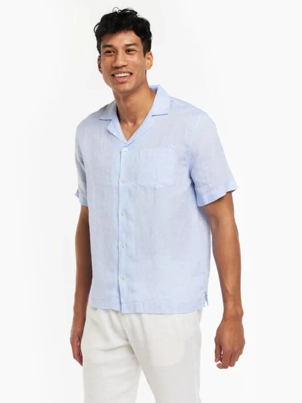Relaxed Fit Linen Shirt