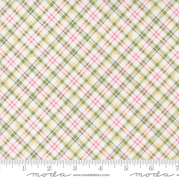 Renew by Moda Fabrics PLAID/LT GREEN