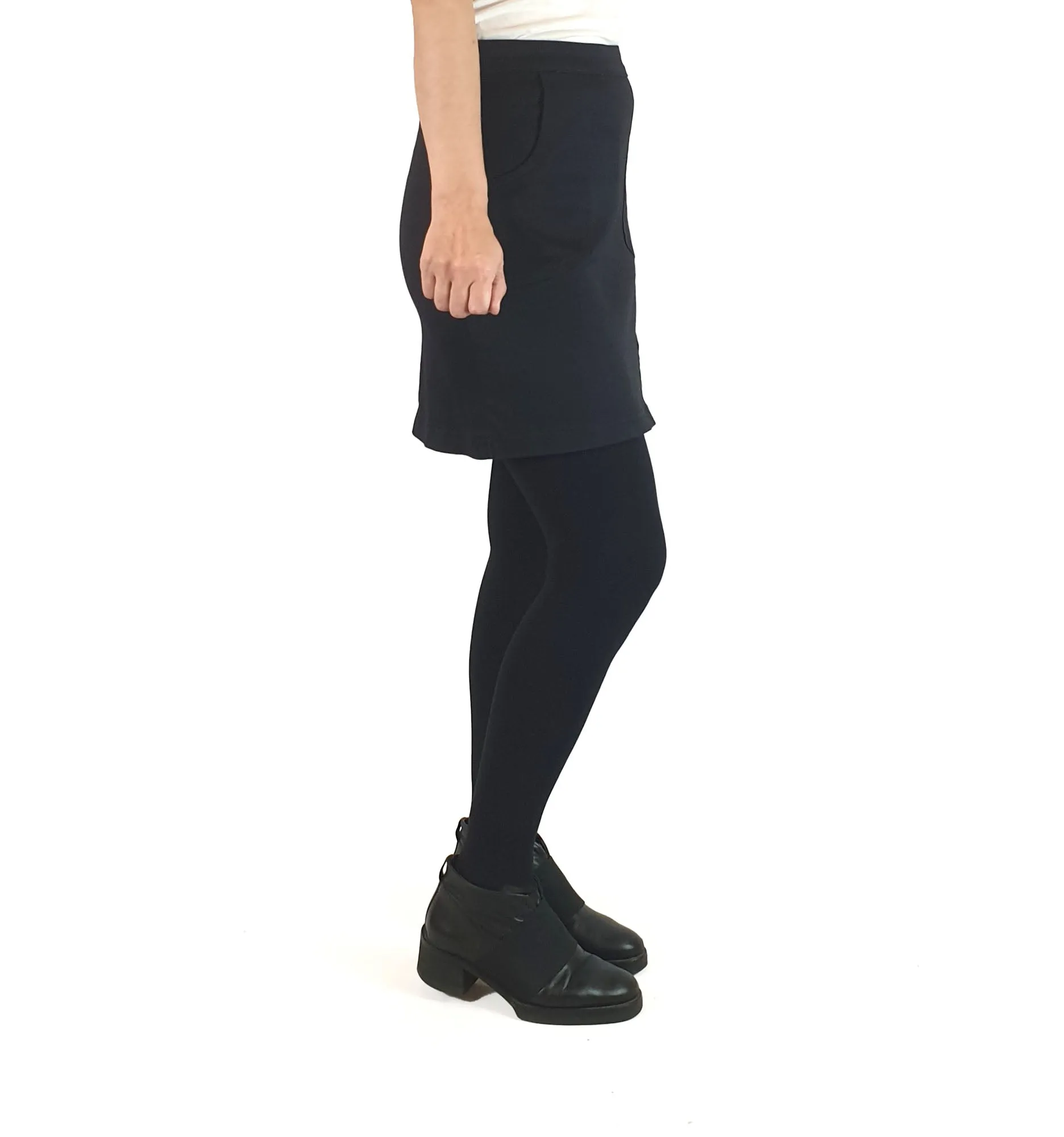 Revival black mini skirt with cute dog embroidery size 10 (small fit, best fits 8)