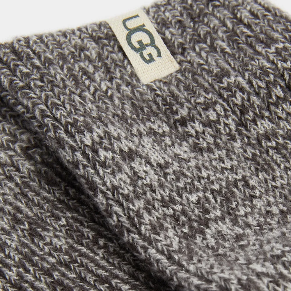 Rib Knit Slouchy Crew Sock (Nightfall)
