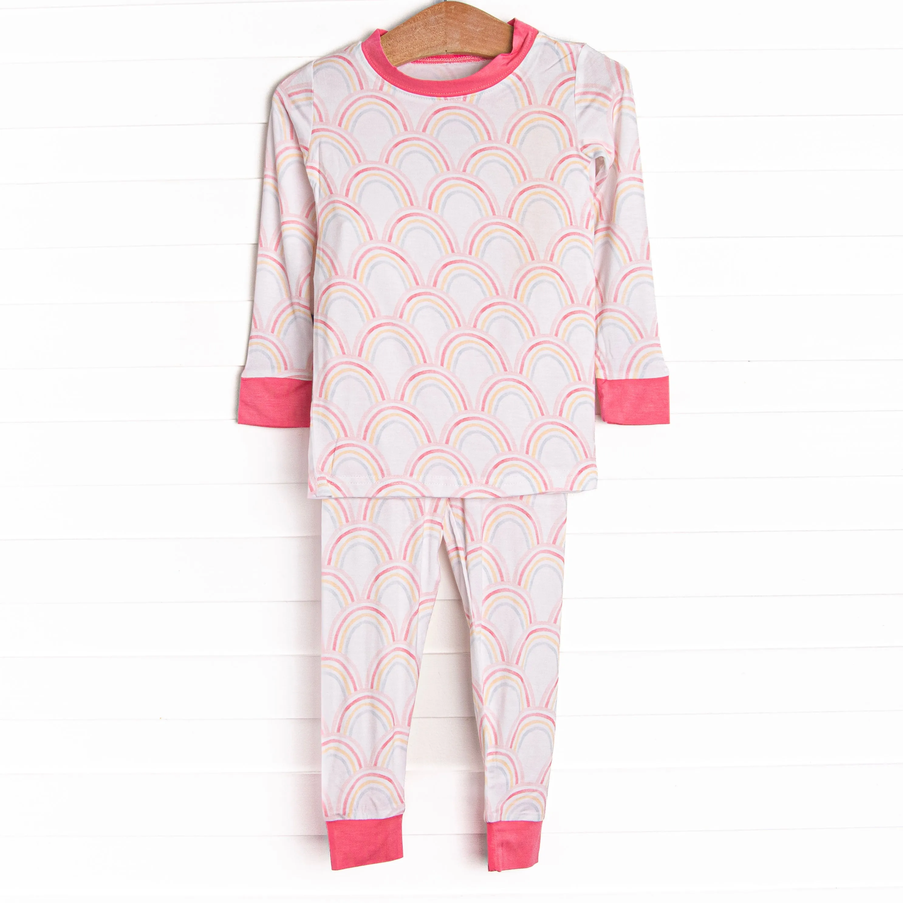 Rise and Shine Bamboo Pajama Set, Pink