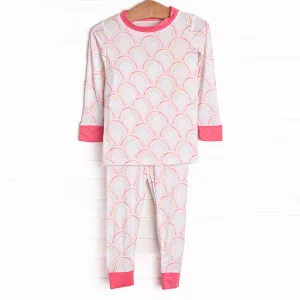 Rise and Shine Bamboo Pajama Set, Pink