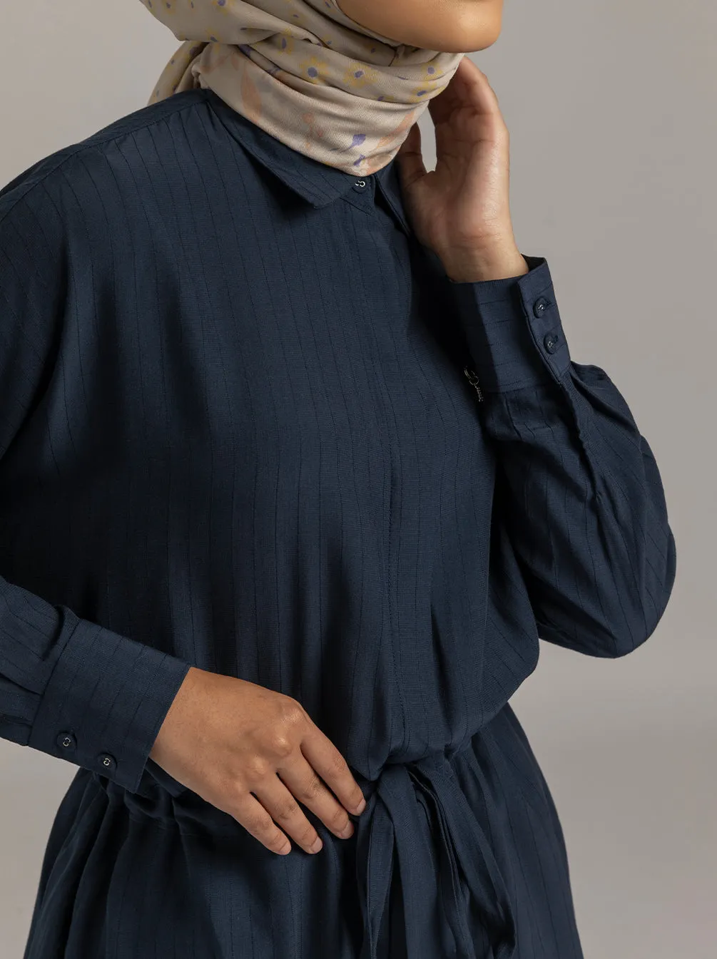 RIVERA TOP PLAIN NAVY