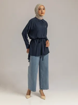 RIVERA TOP PLAIN NAVY