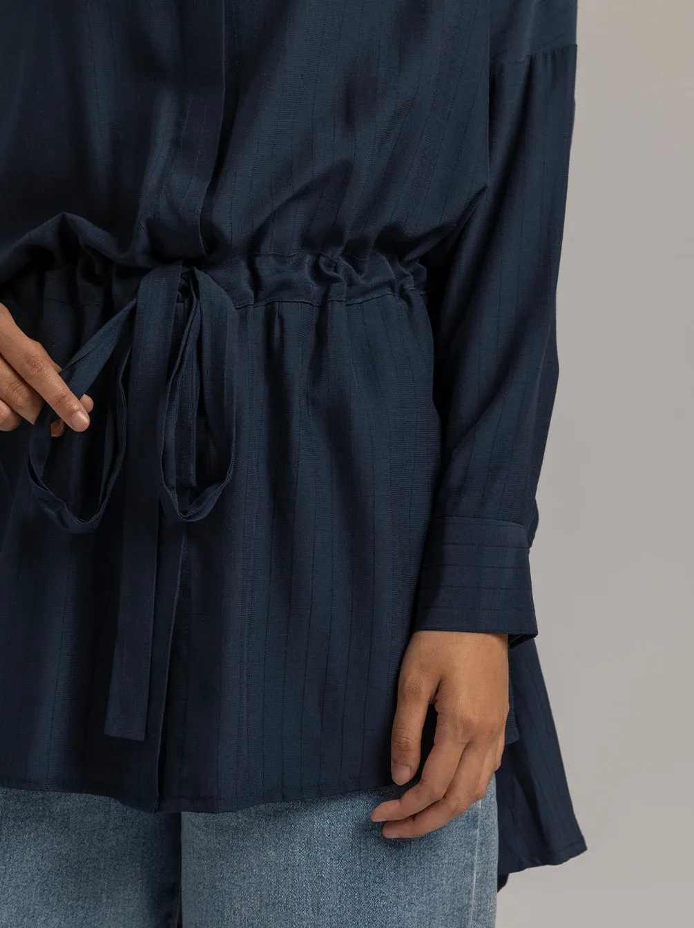 RIVERA TOP PLAIN NAVY