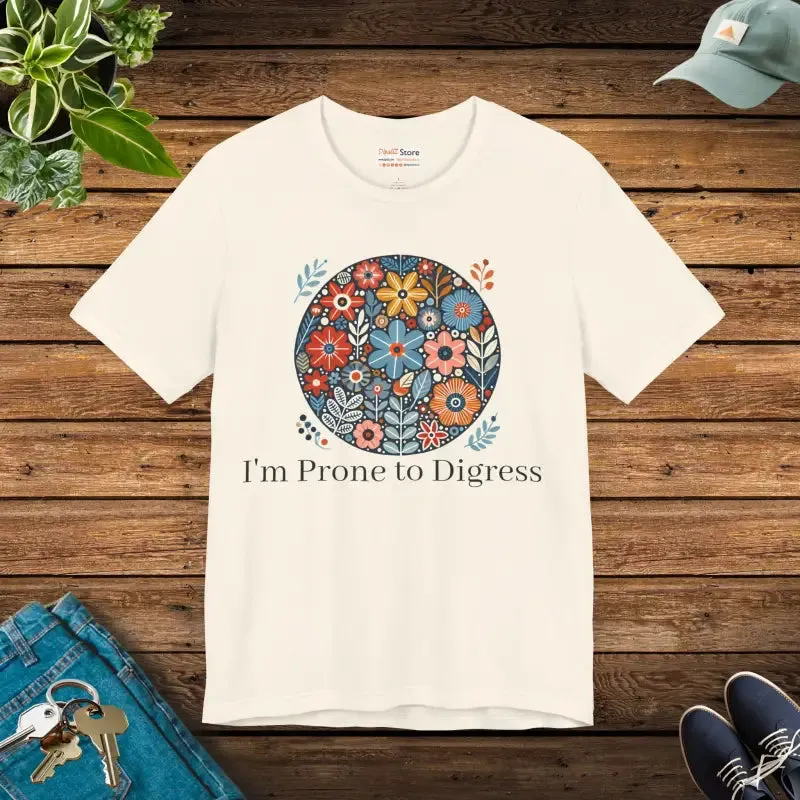 Rock the Look Floral Tee Unisex Jersey Short Sleeve