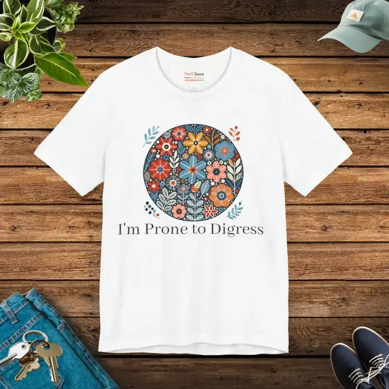 Rock the Look Floral Tee Unisex Jersey Short Sleeve