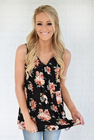 Runaway Love Babydoll Tank Top ~ Black