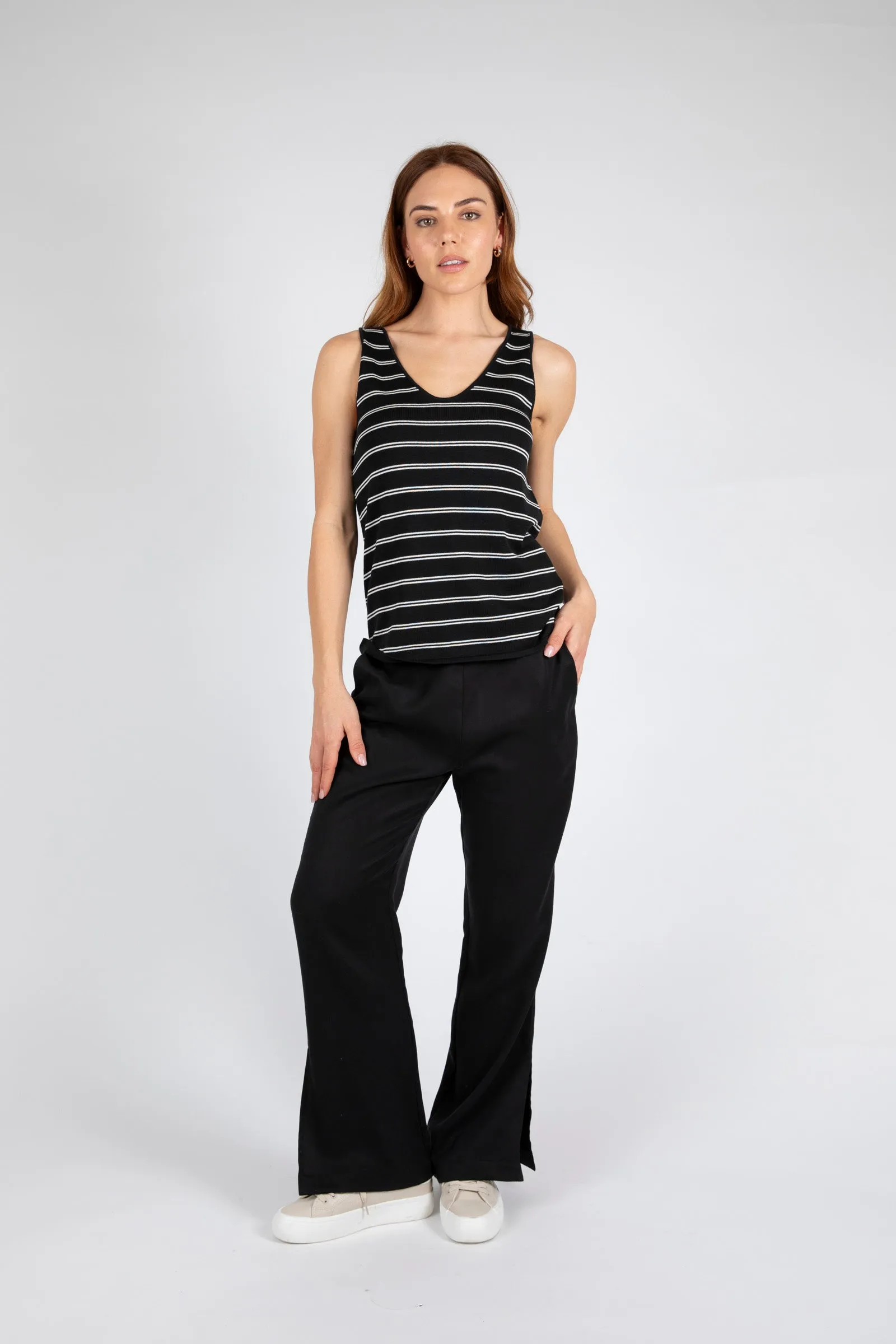 Runaway Tank - Black Stripe