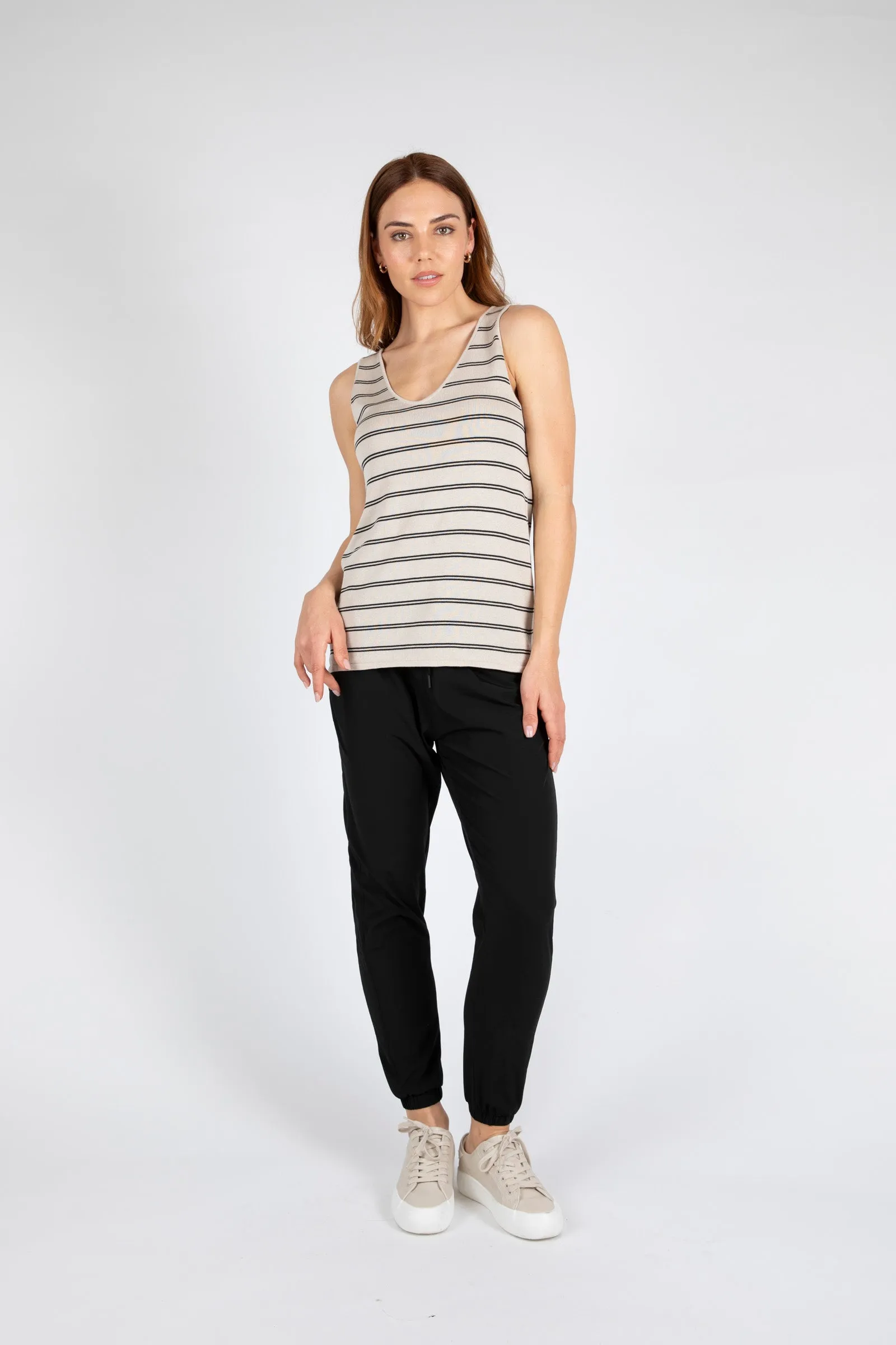 Runaway Tank - Bone Stripe