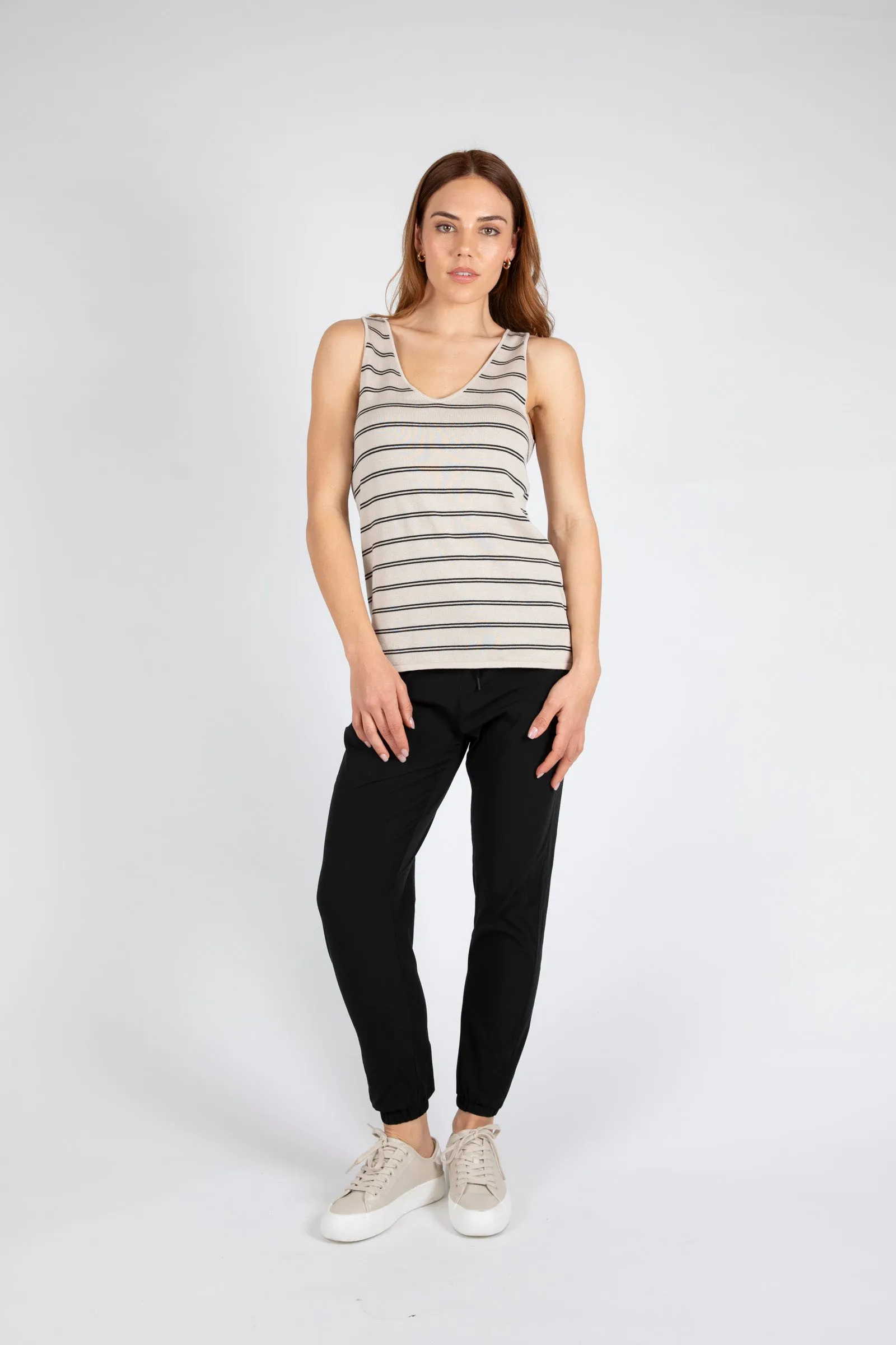Runaway Tank - Bone Stripe