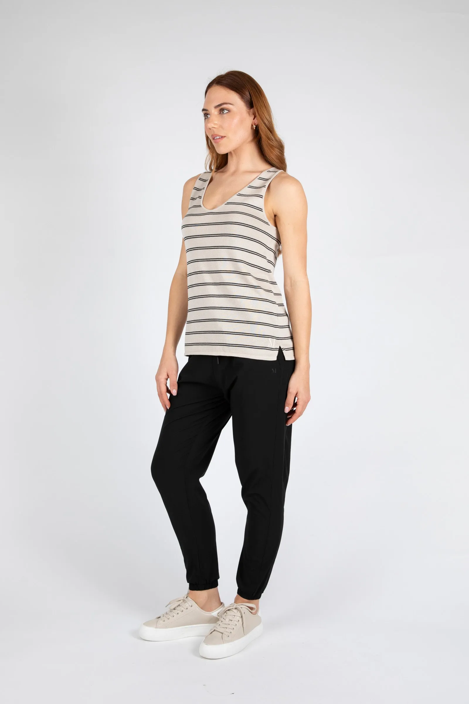 Runaway Tank - Bone Stripe