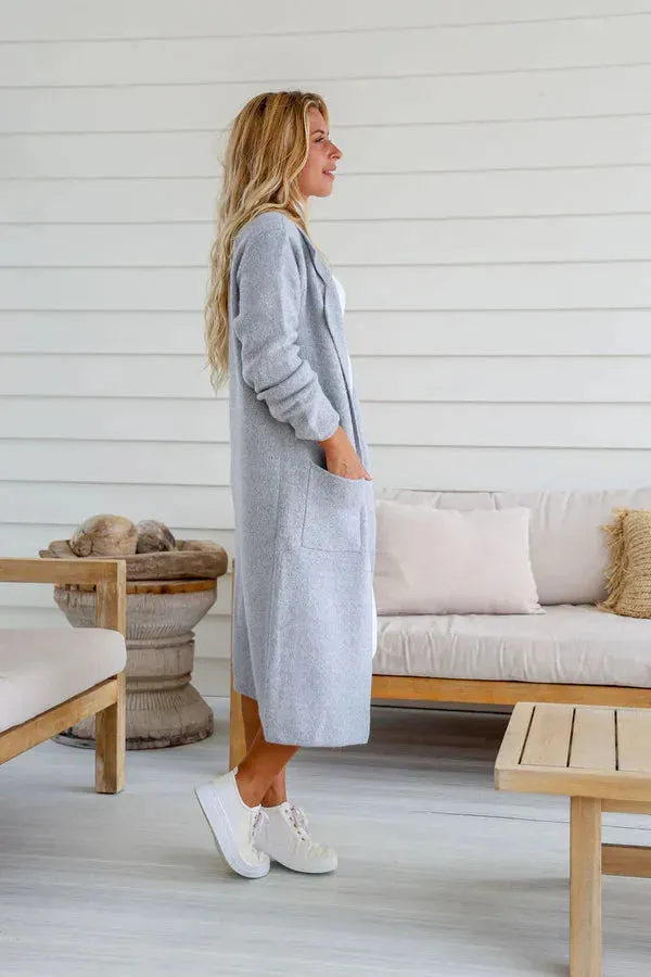 Sandra Cardigan Soft Grey