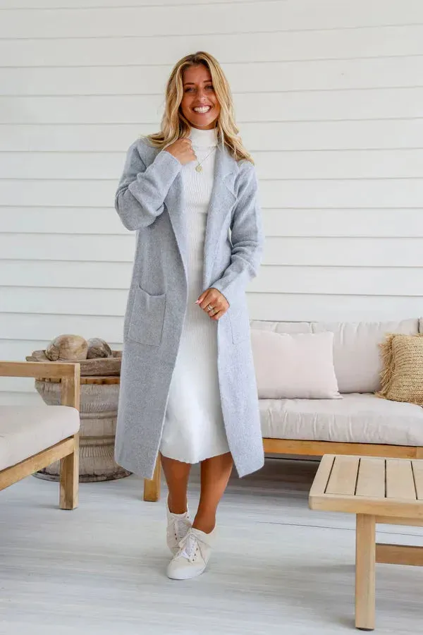 Sandra Cardigan Soft Grey