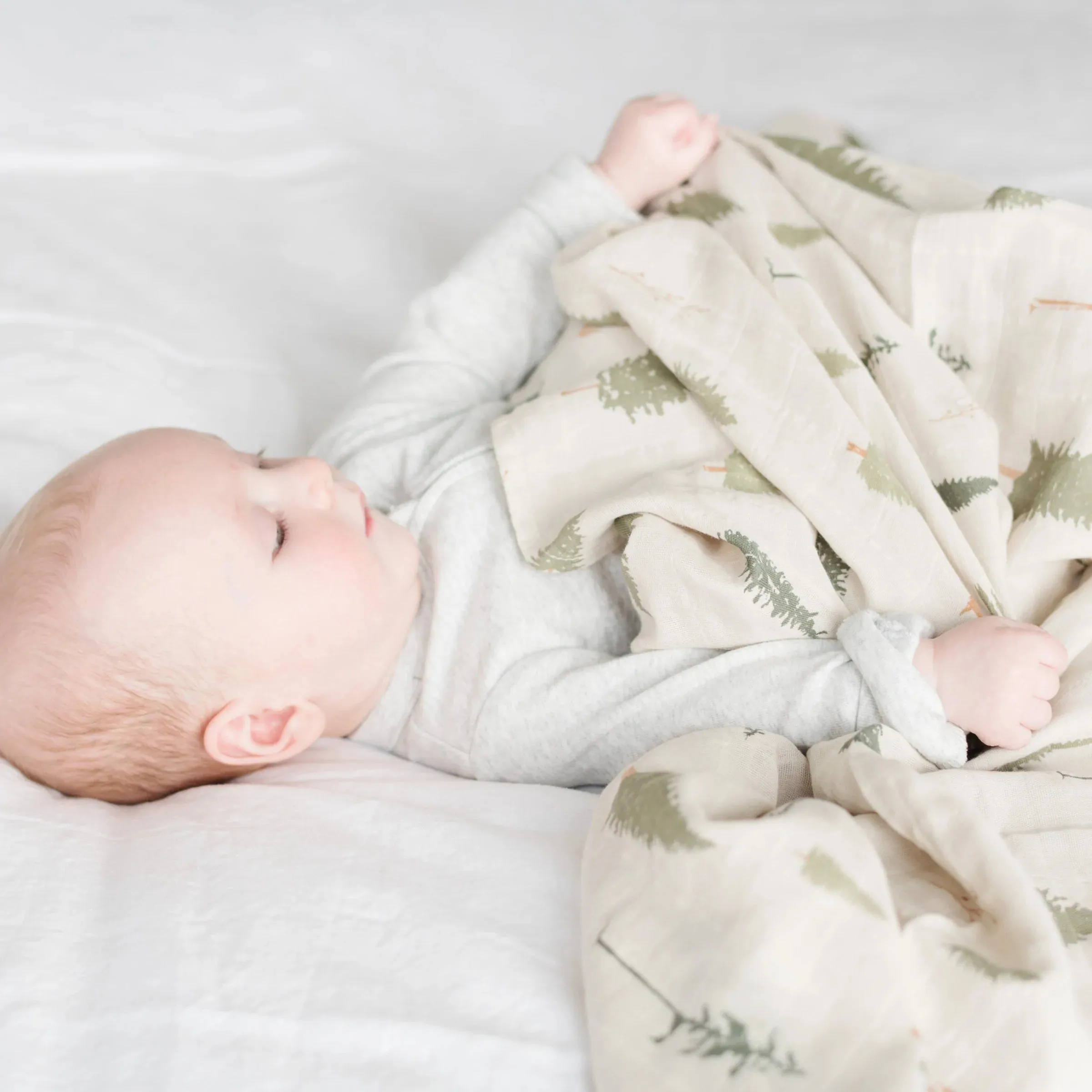 Saranoni - Cotton Muslin Swaddle (2 pack) - Pine