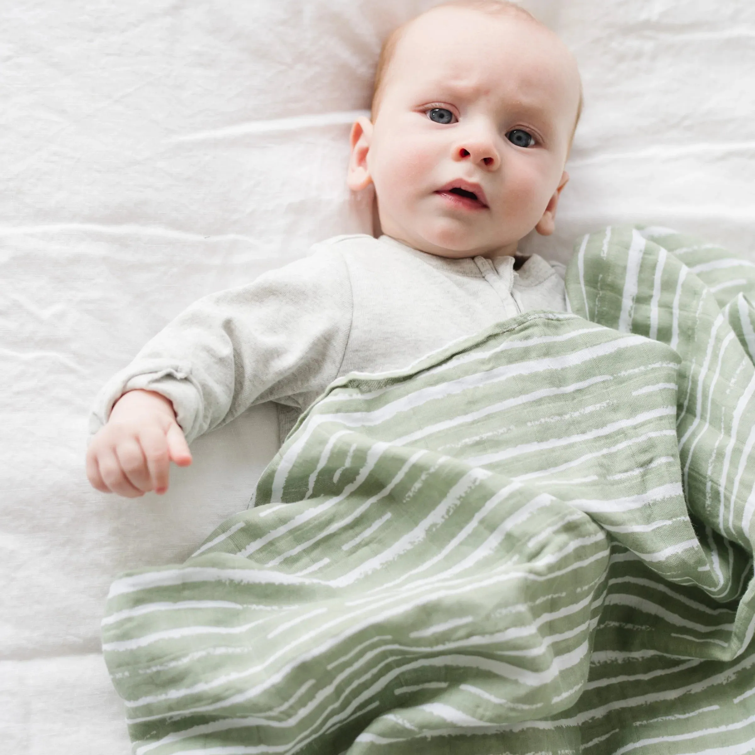 Saranoni - Cotton Muslin Swaddle (2 pack) - Pine