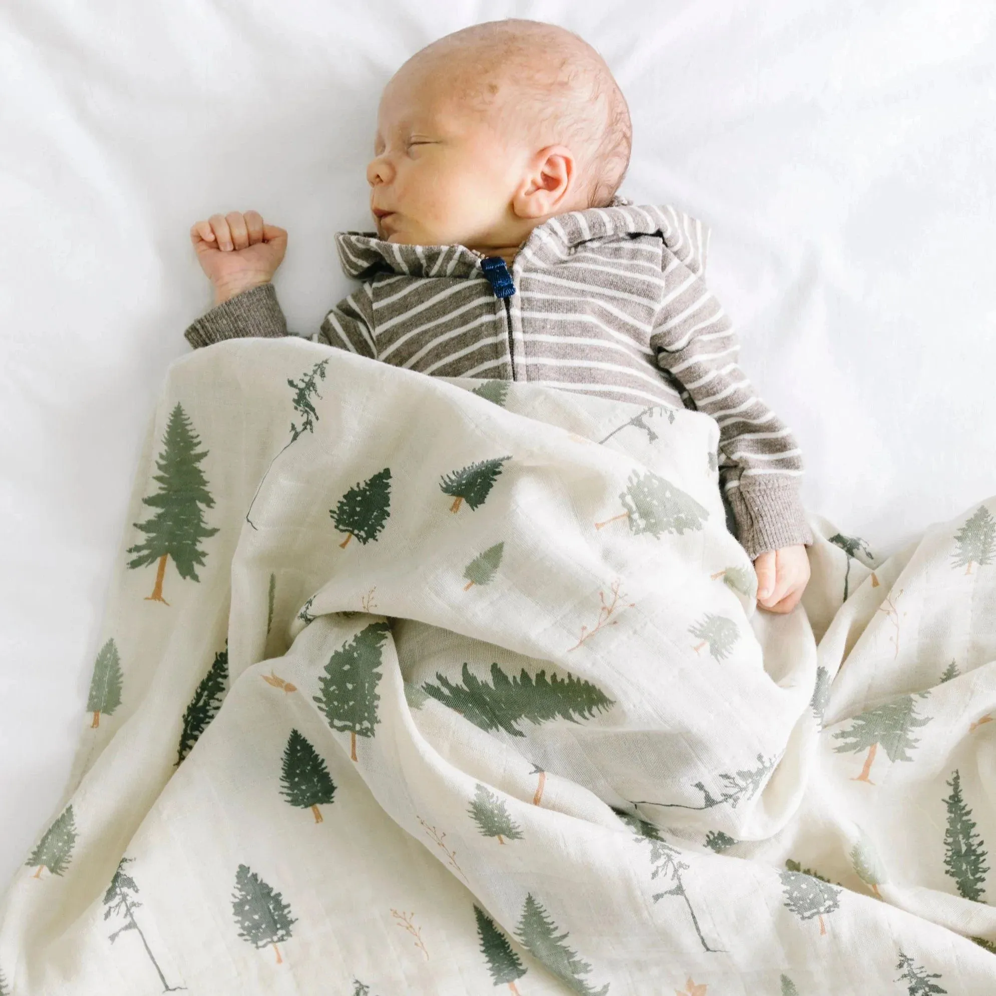 Saranoni - Cotton Muslin Swaddle (2 pack) - Pine