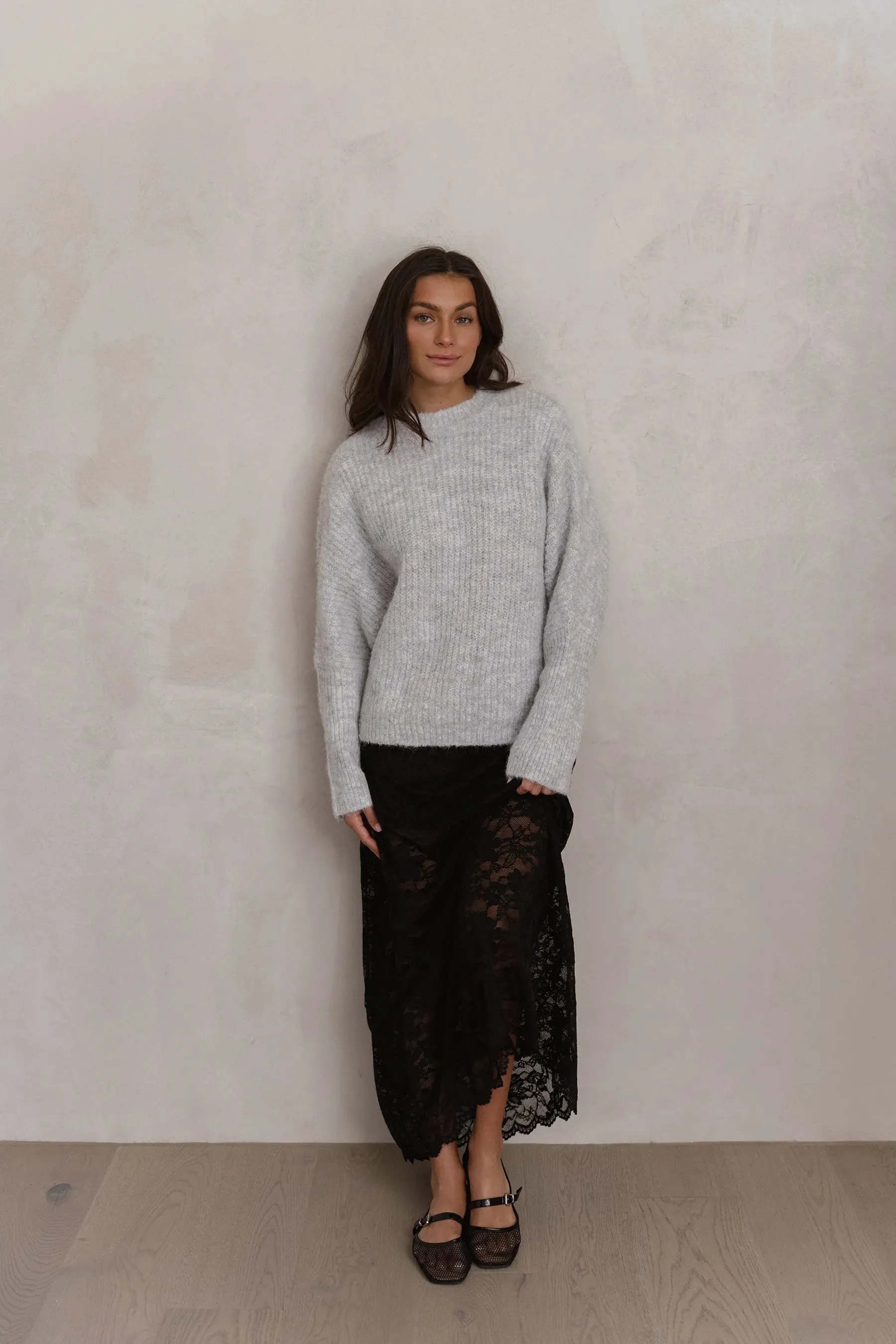 SASS ROMEE KNIT WHITE MARLE