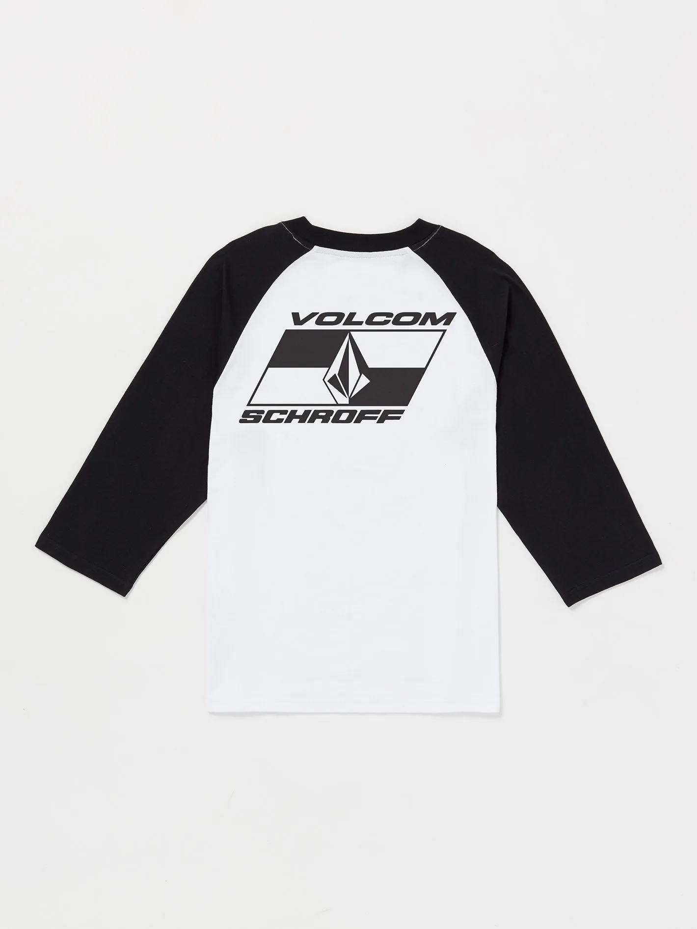 Schroff X Volcom 3/4 Raglan T-Shirt - White