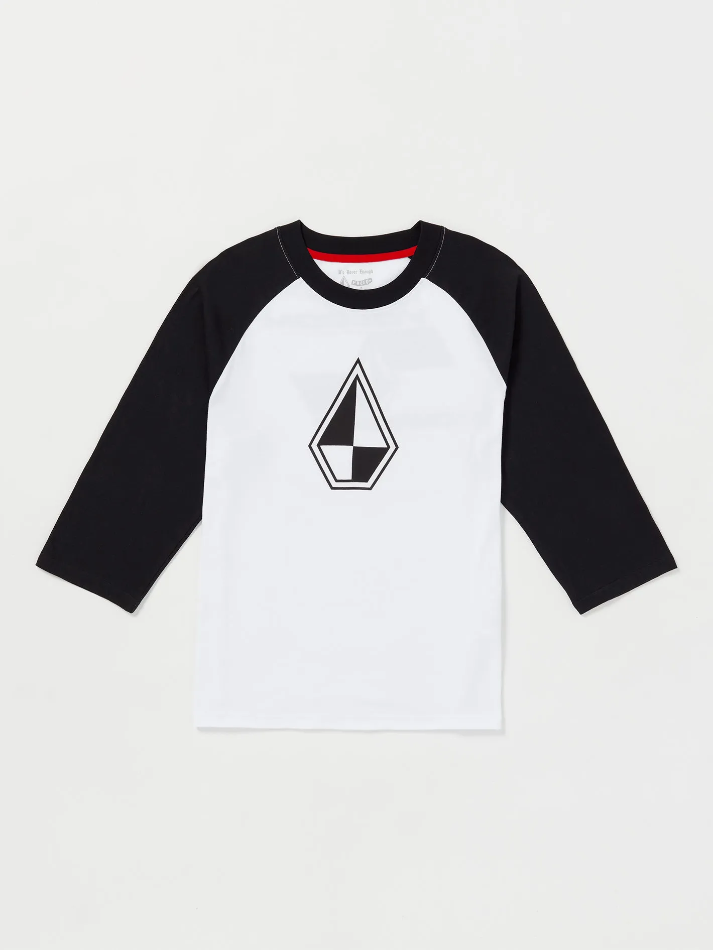 Schroff X Volcom 3/4 Raglan T-Shirt - White