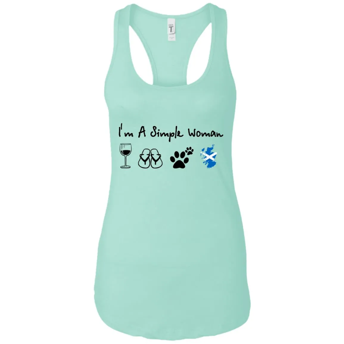 Scotland I'm Just A Simple Woman T-Shirt