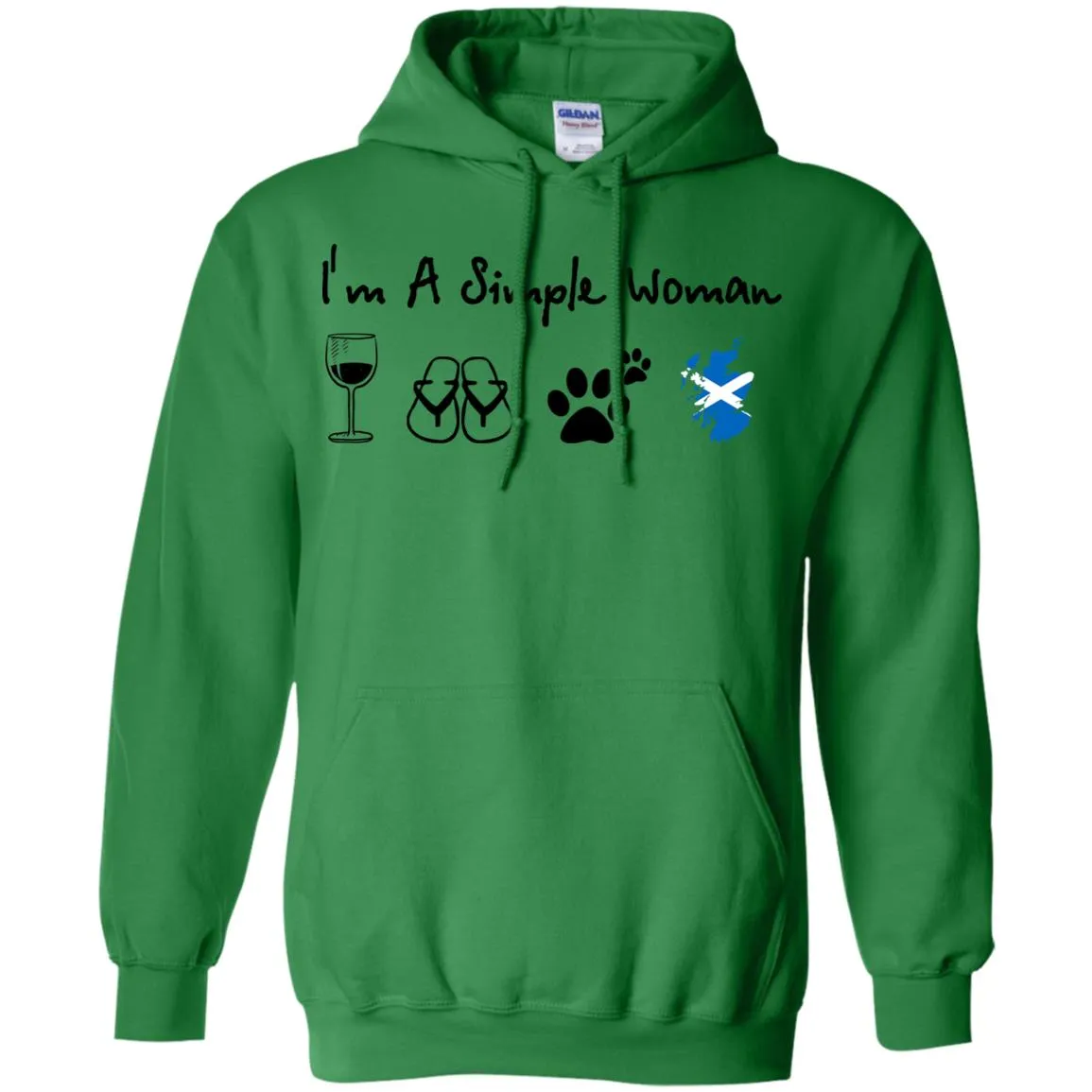 Scotland I'm Just A Simple Woman T-Shirt