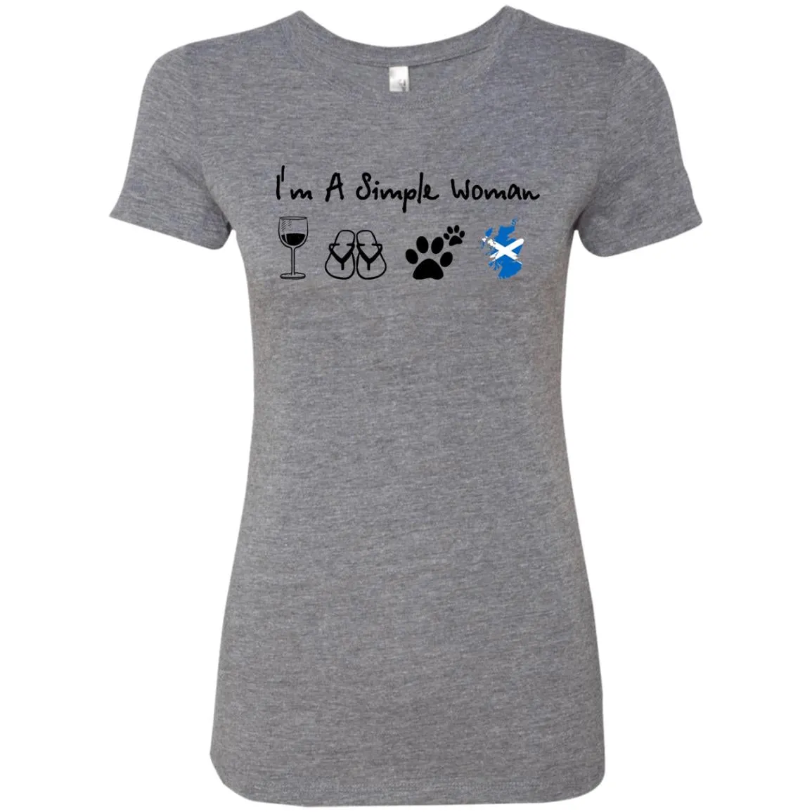 Scotland I'm Just A Simple Woman T-Shirt