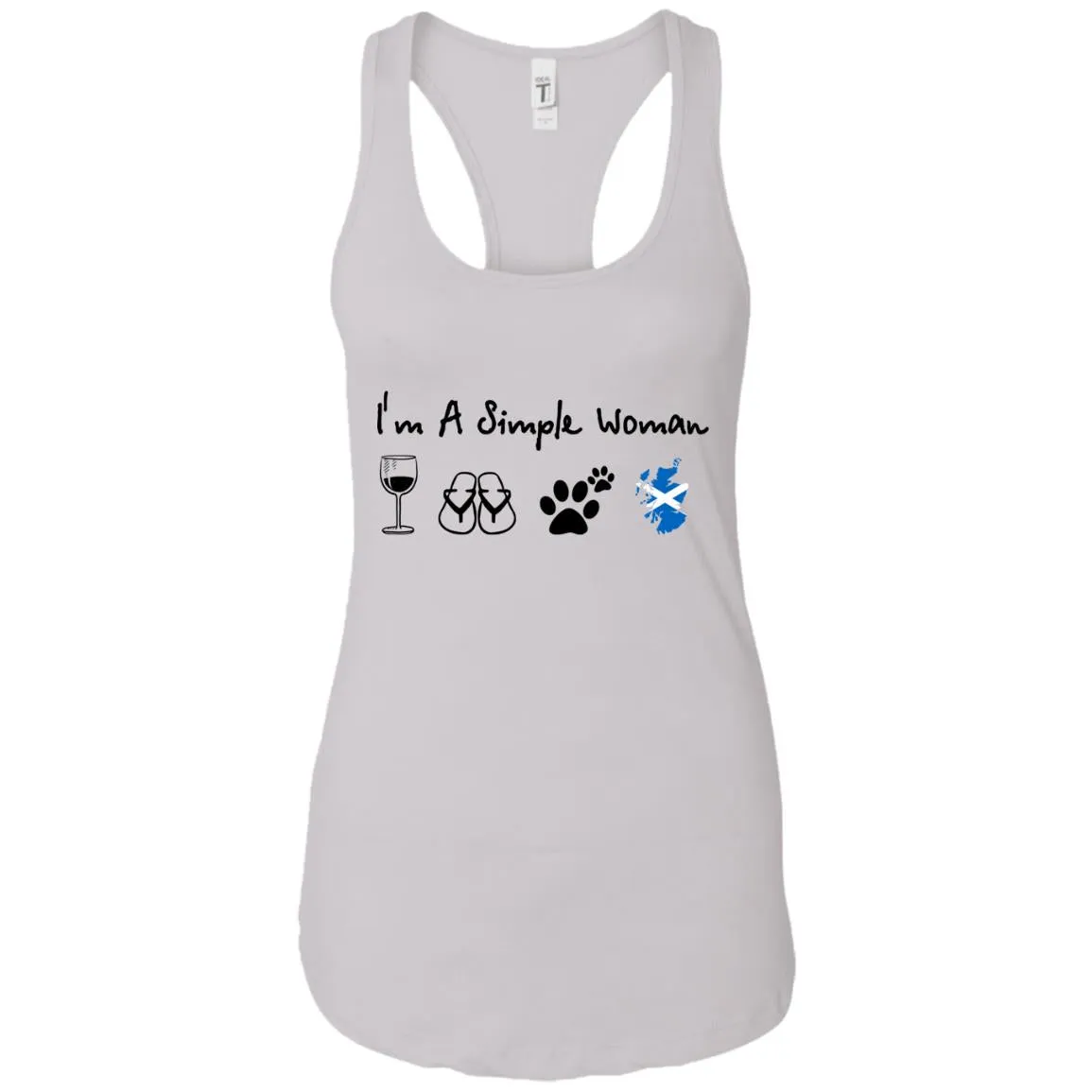 Scotland I'm Just A Simple Woman T-Shirt