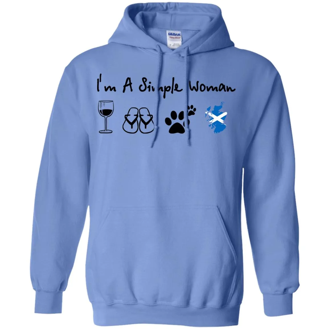 Scotland I'm Just A Simple Woman T-Shirt