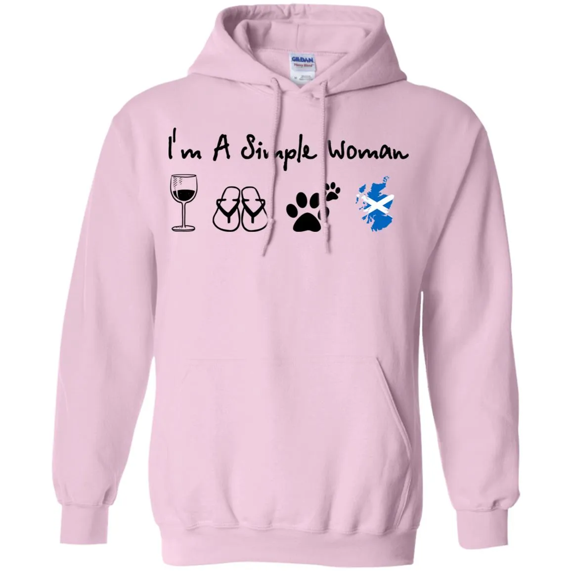 Scotland I'm Just A Simple Woman T-Shirt