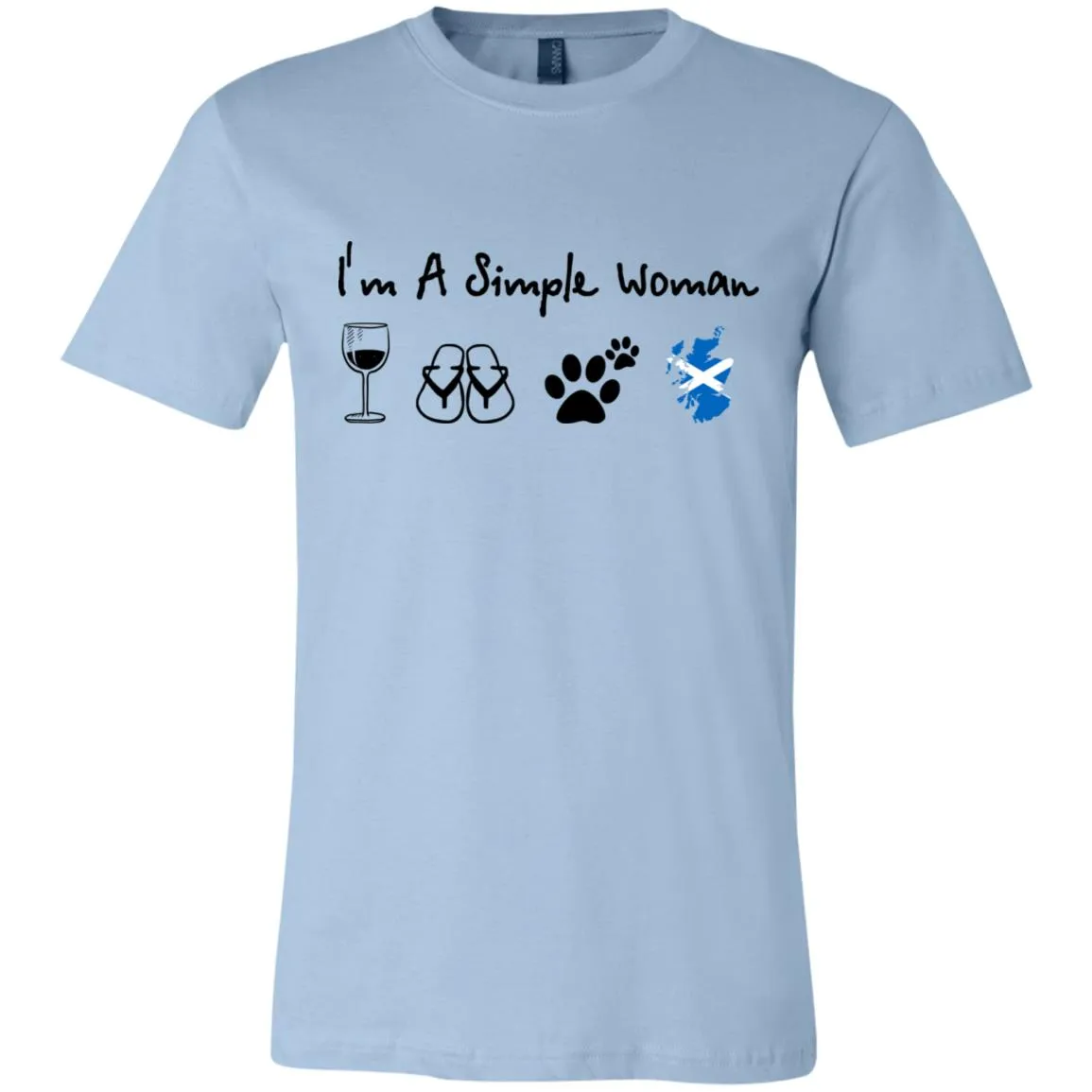 Scotland I'm Just A Simple Woman T-Shirt