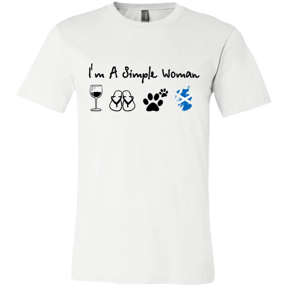 Scotland I'm Just A Simple Woman T-Shirt