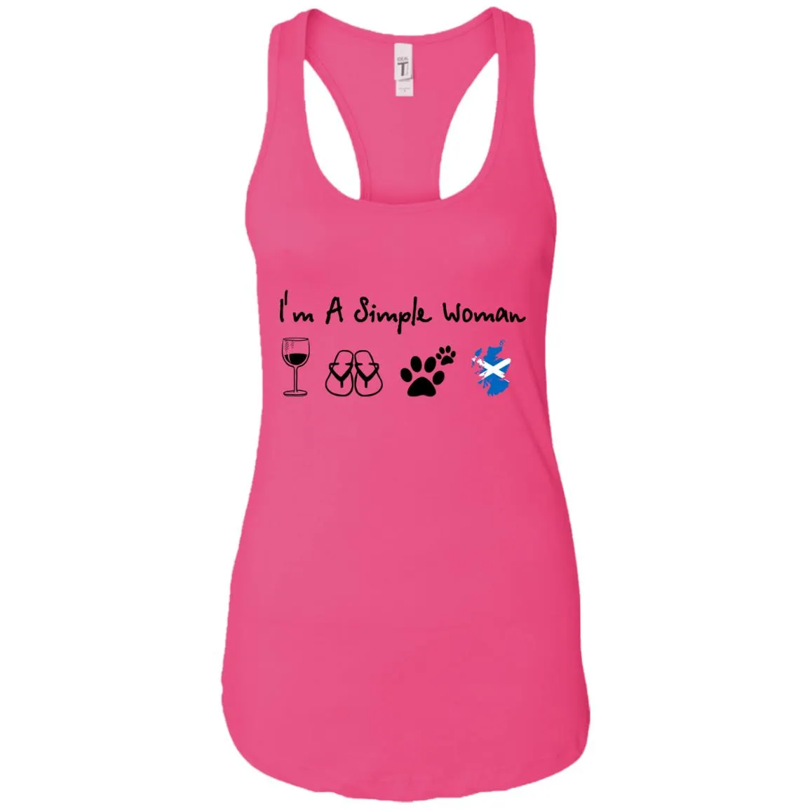 Scotland I'm Just A Simple Woman T-Shirt