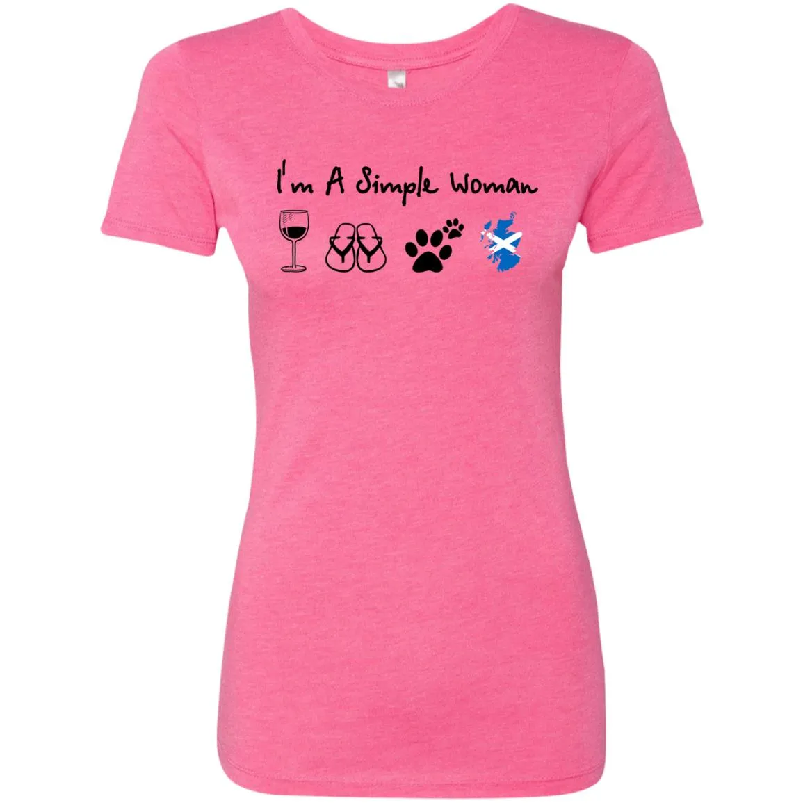 Scotland I'm Just A Simple Woman T-Shirt
