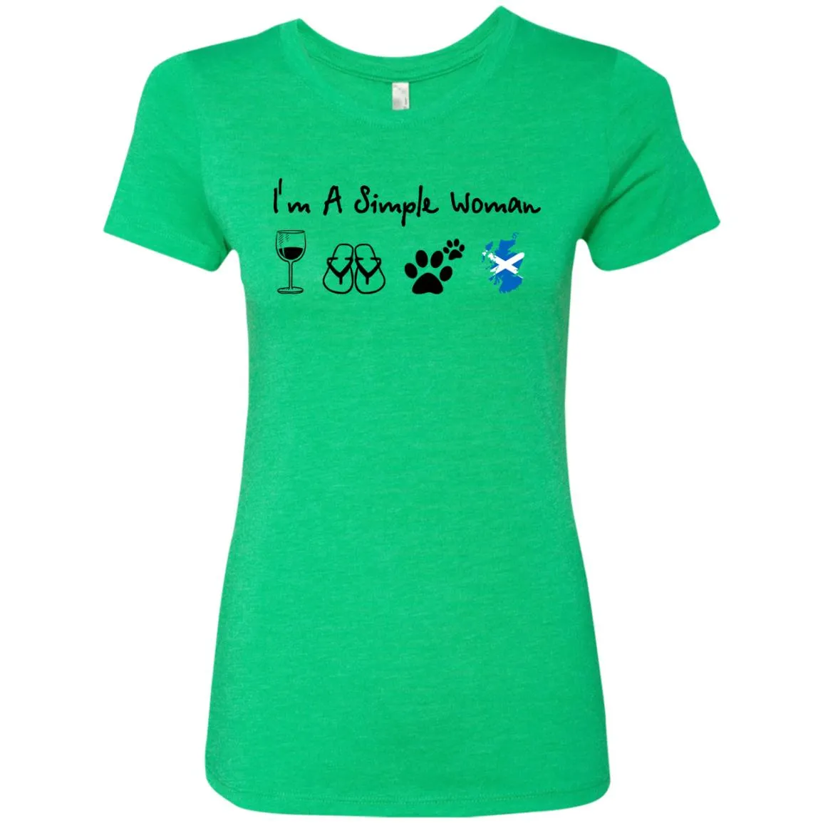Scotland I'm Just A Simple Woman T-Shirt