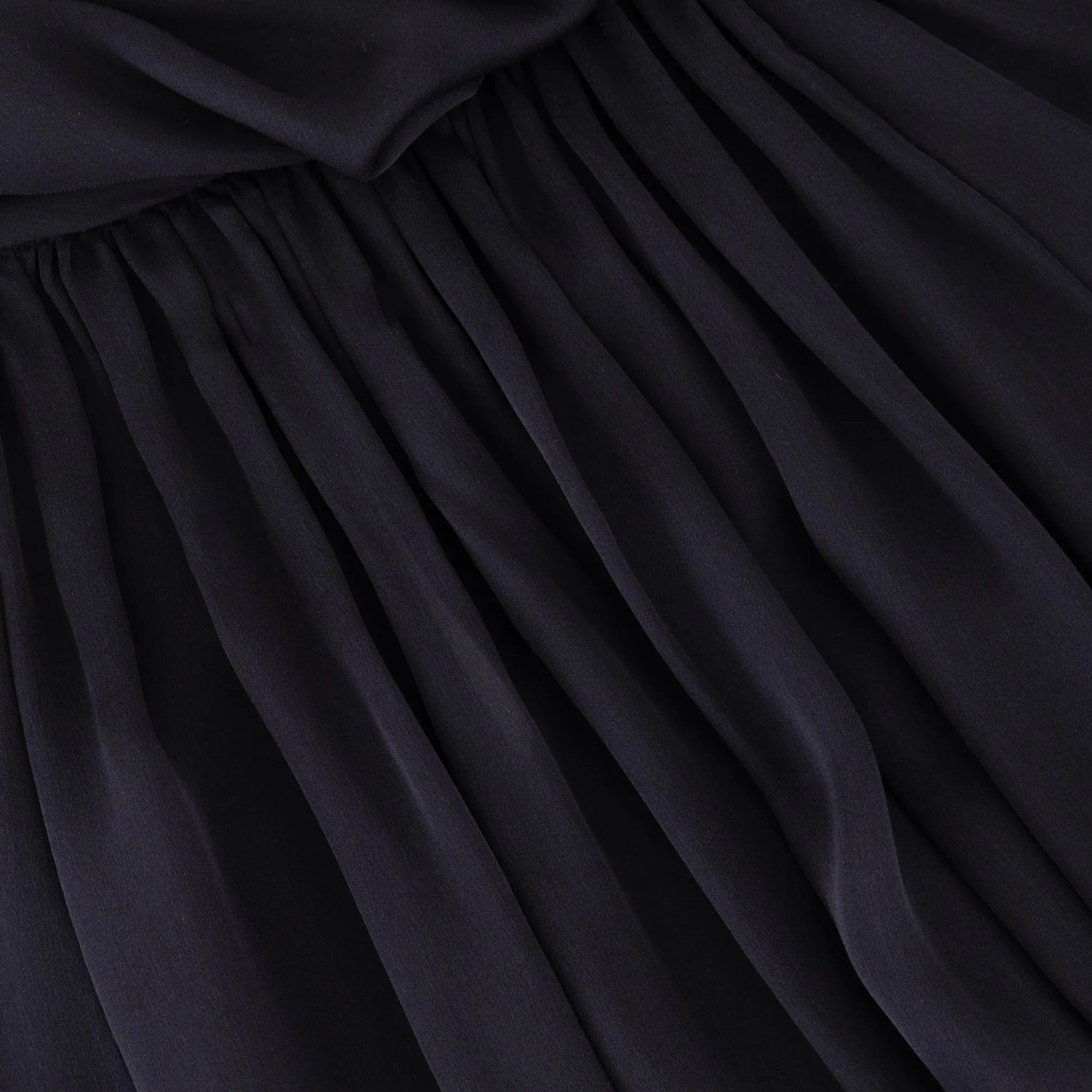 Serene Chiffon Blouse (Black)
