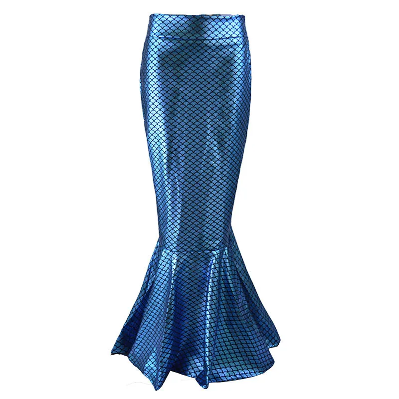 Sexy Mermaid High Waist Fishtail Maxi Skirt