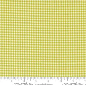 Shine by Moda Fabrics GINGHAM CHECKS/GRASS