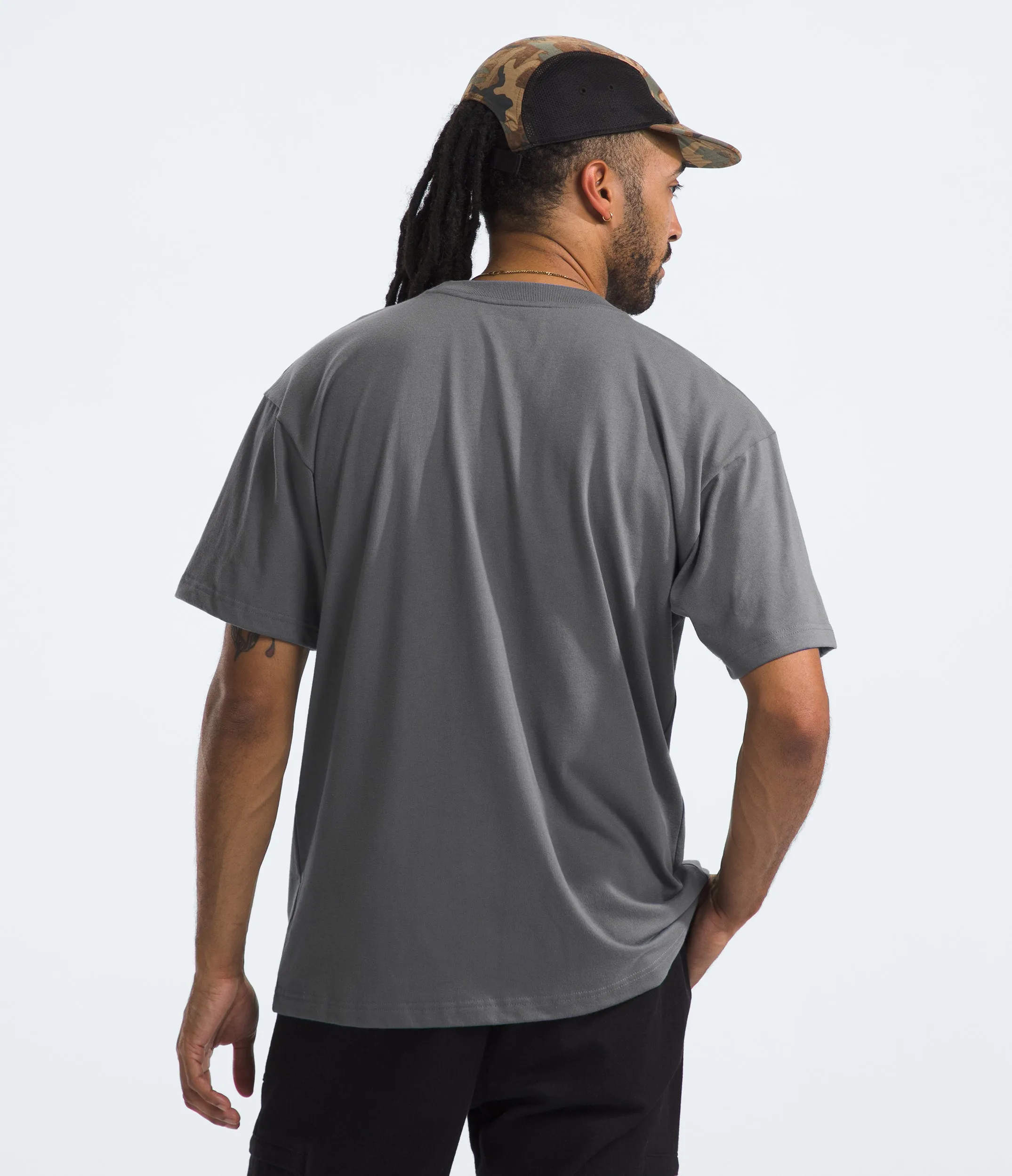 SHORT SLEEVE HEAVY WEIGHT RELAXED TEE - SMOKED PEARL