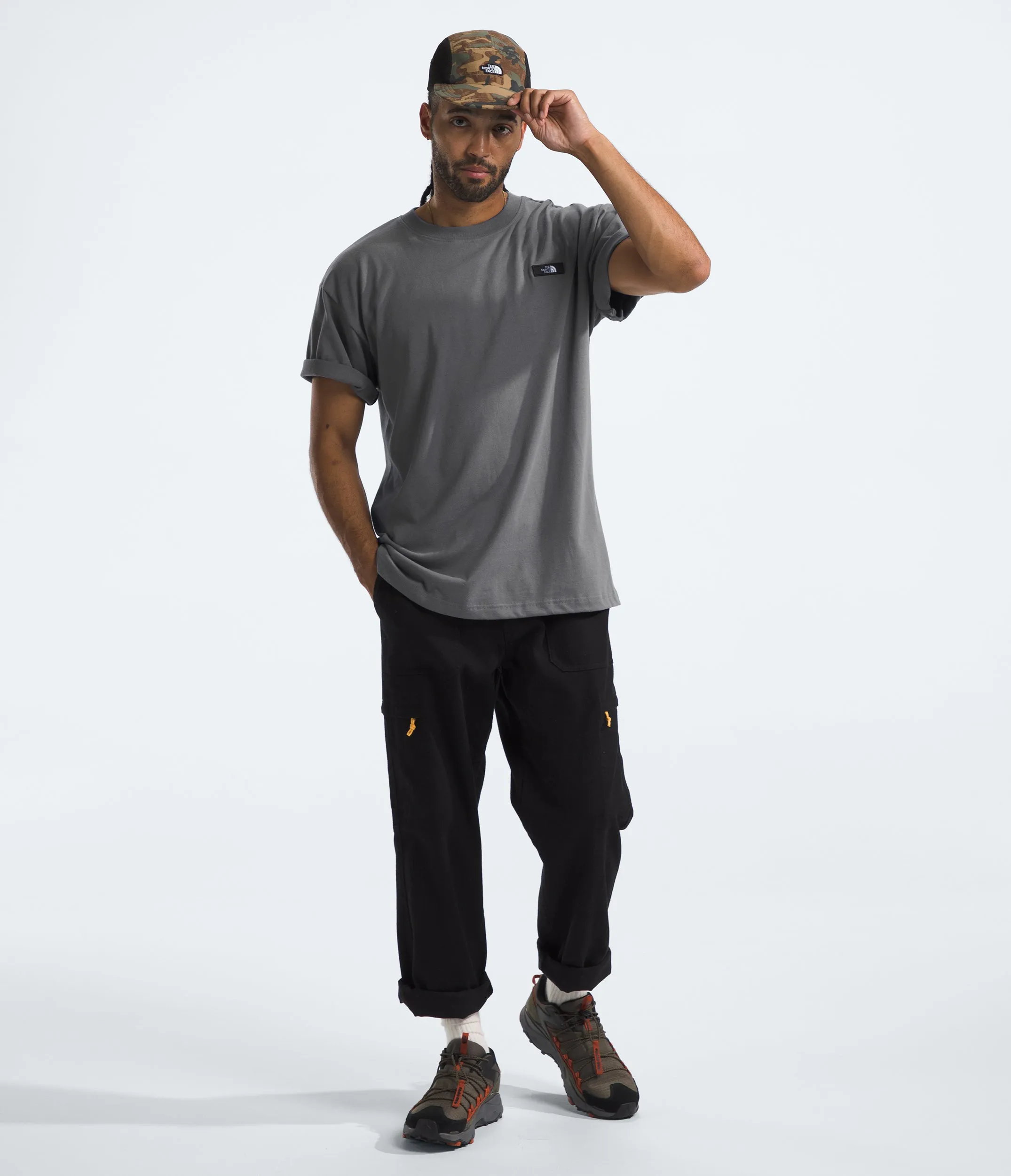 SHORT SLEEVE HEAVY WEIGHT RELAXED TEE - SMOKED PEARL