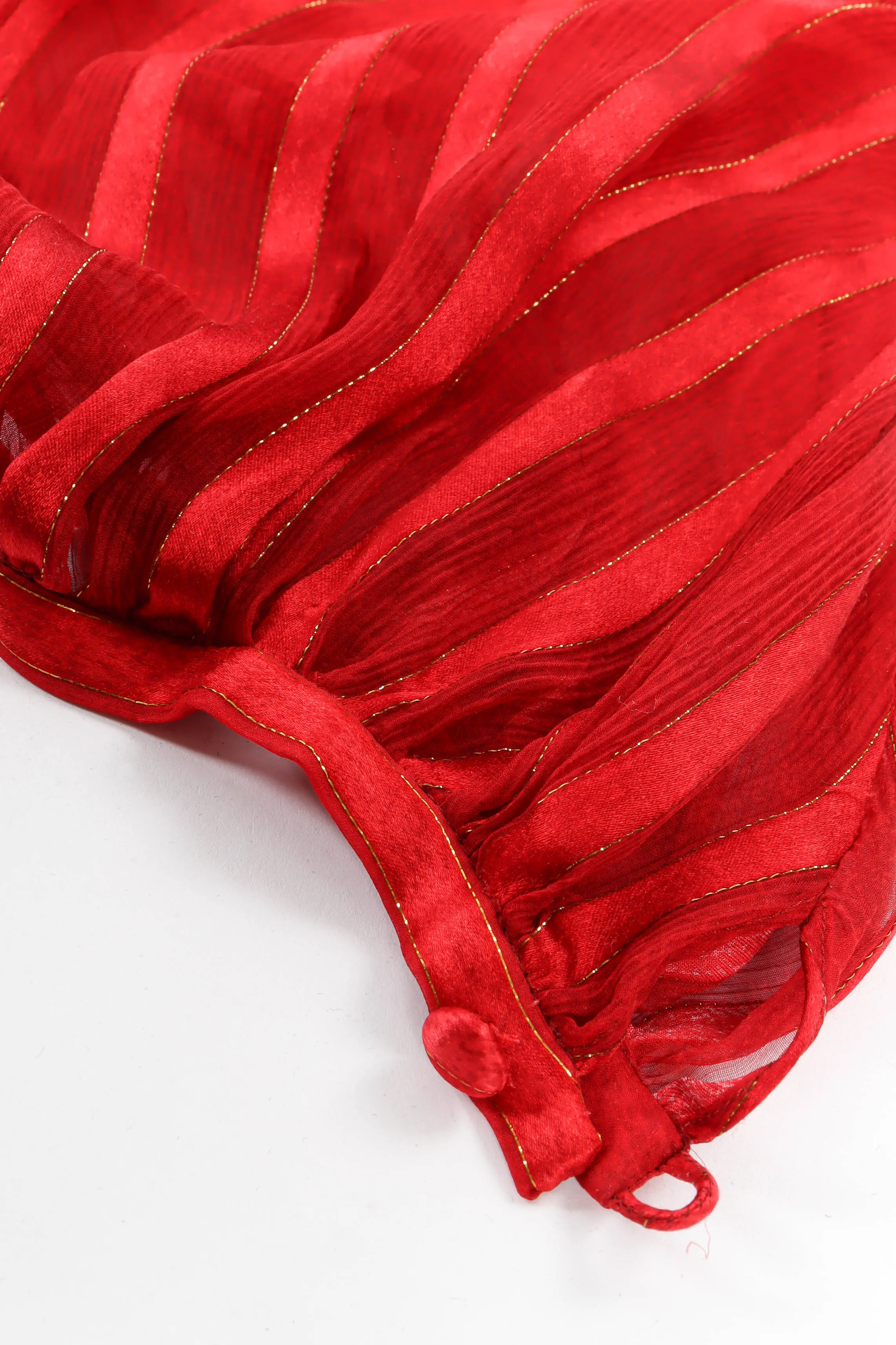 Silk Column Stripe Maxi Dress