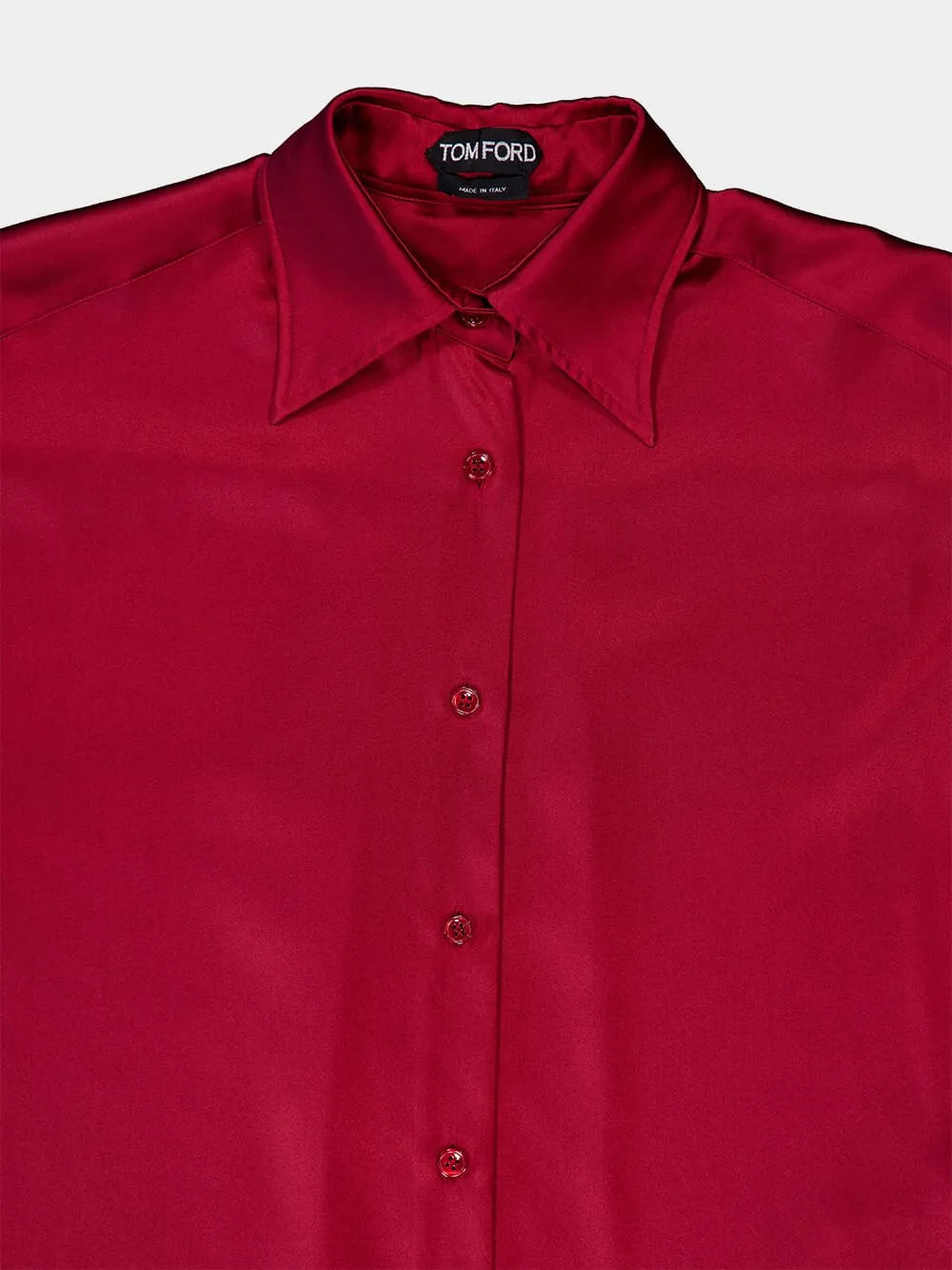 Silk Satin Relaxed Fit Shirt