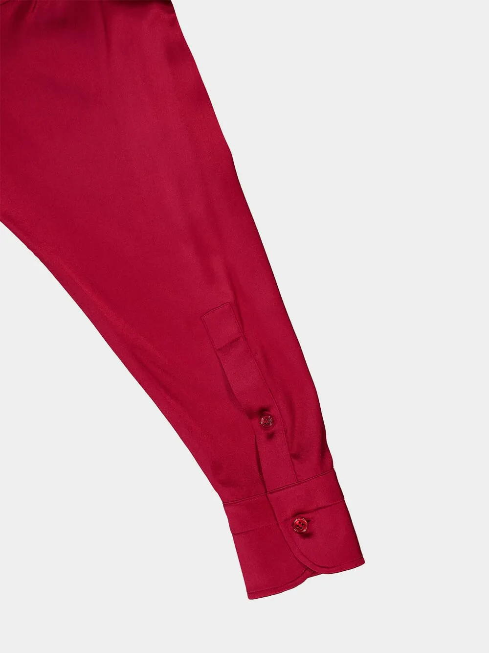 Silk Satin Relaxed Fit Shirt