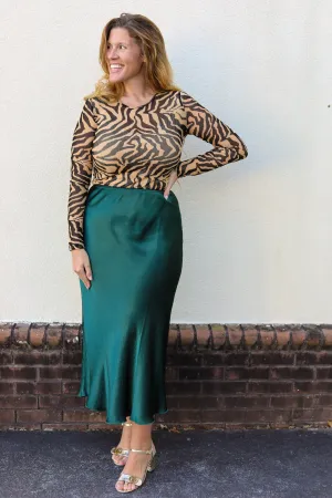 Silk Slip Skirt