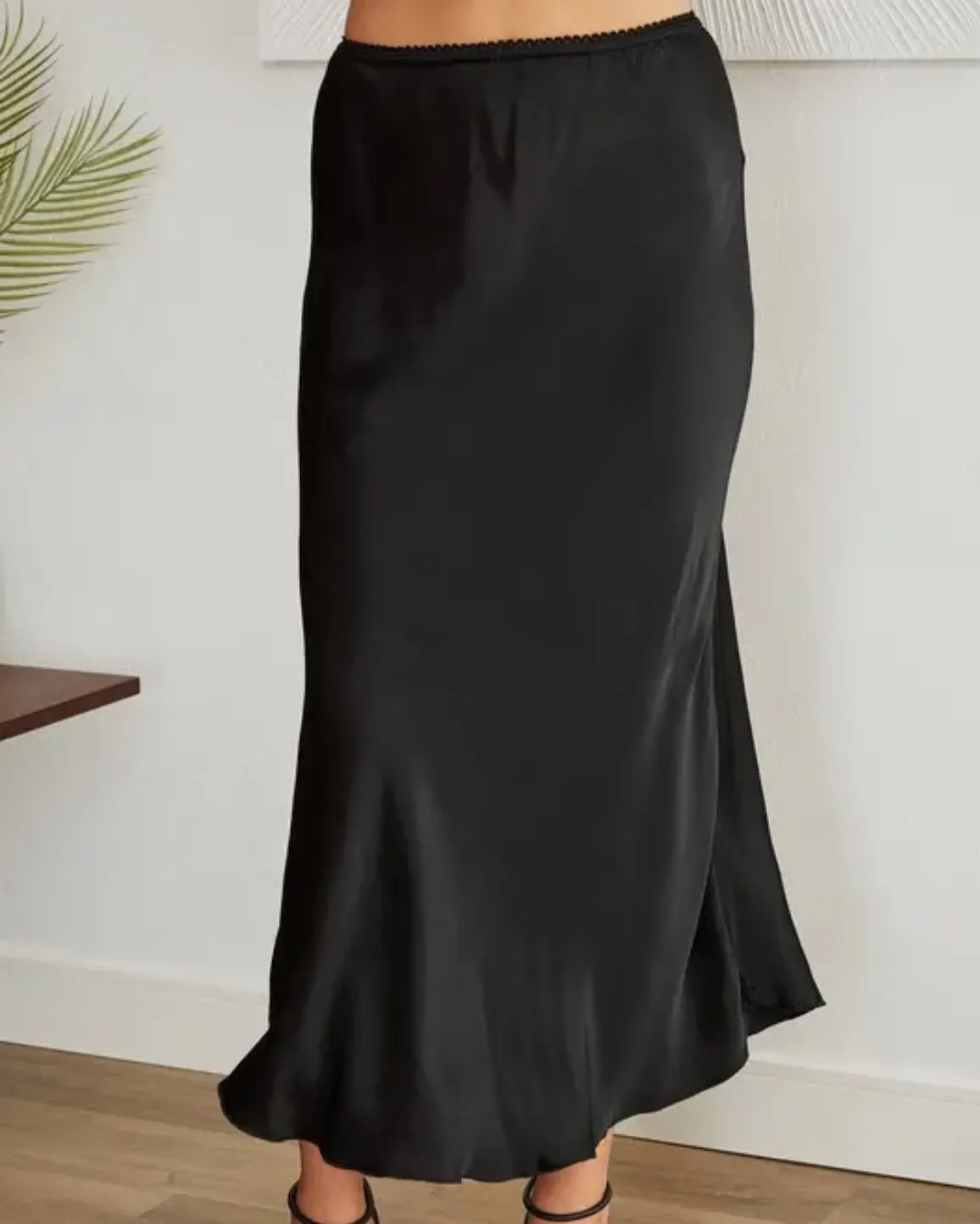 Silk Slip Skirt