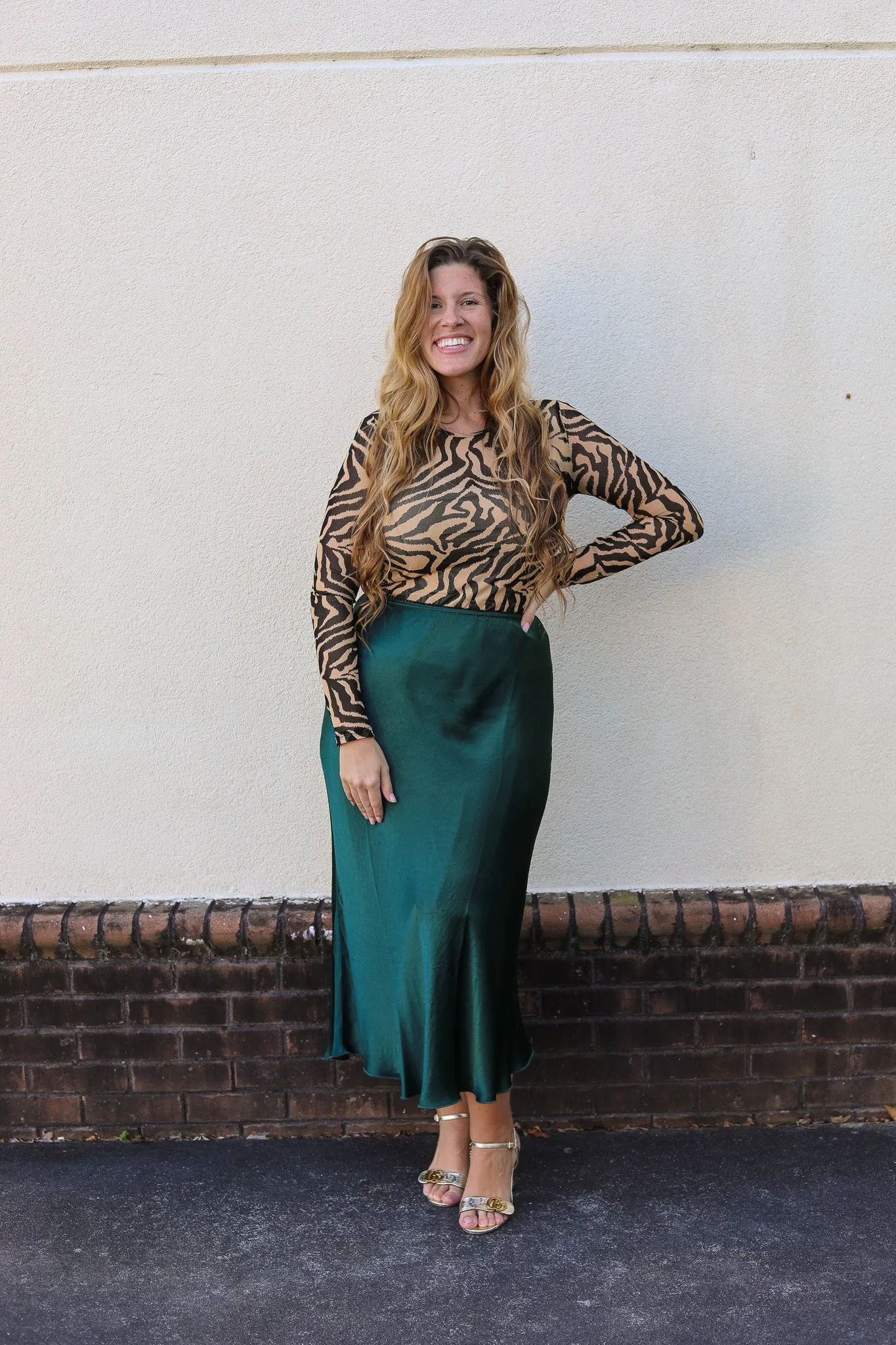 Silk Slip Skirt