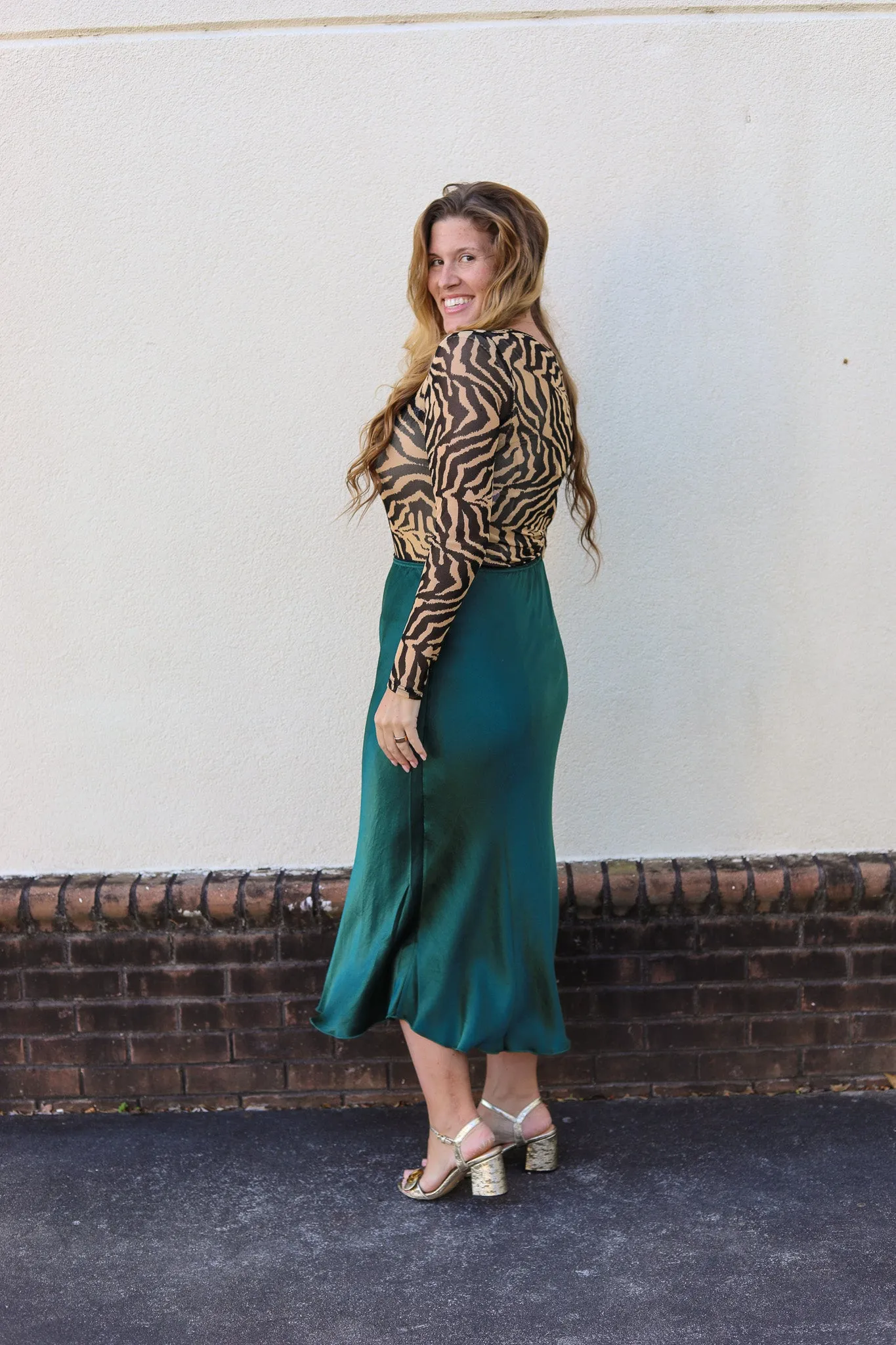Silk Slip Skirt